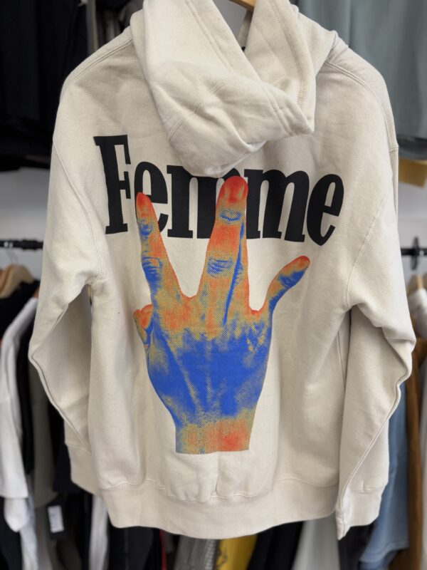 Homme Femme Twisted Fingers Hoodie - Image 2