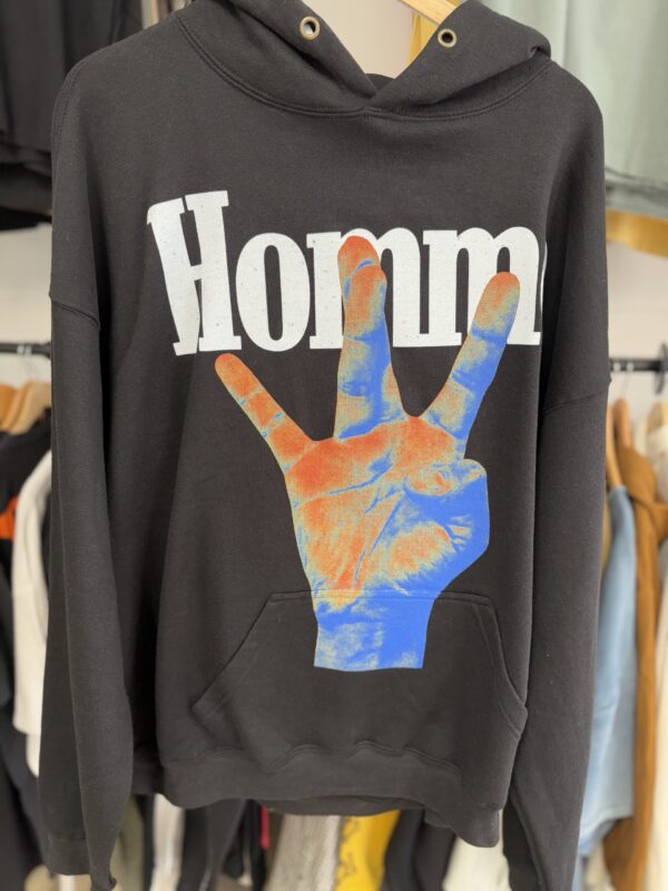 Homme Femme Twisted Fingers Hoodie - Image 3