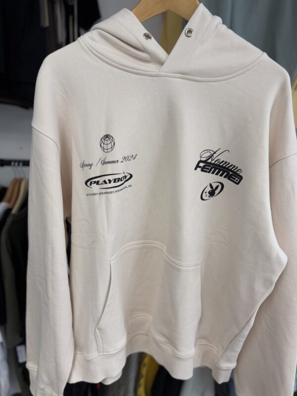 Homme Femme Playboy Hoodie - Image 3