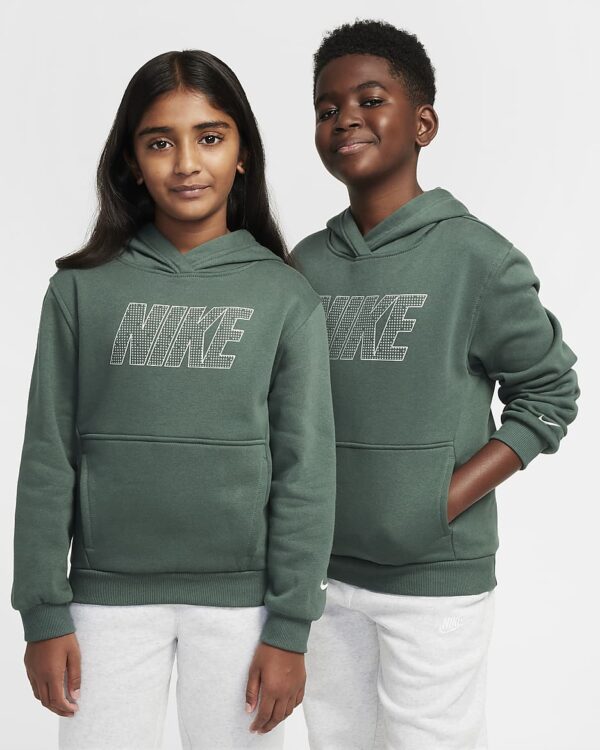 Nike Sportswear Club Fleece 'Big Kid's Pullover Hoodie' - Image 2