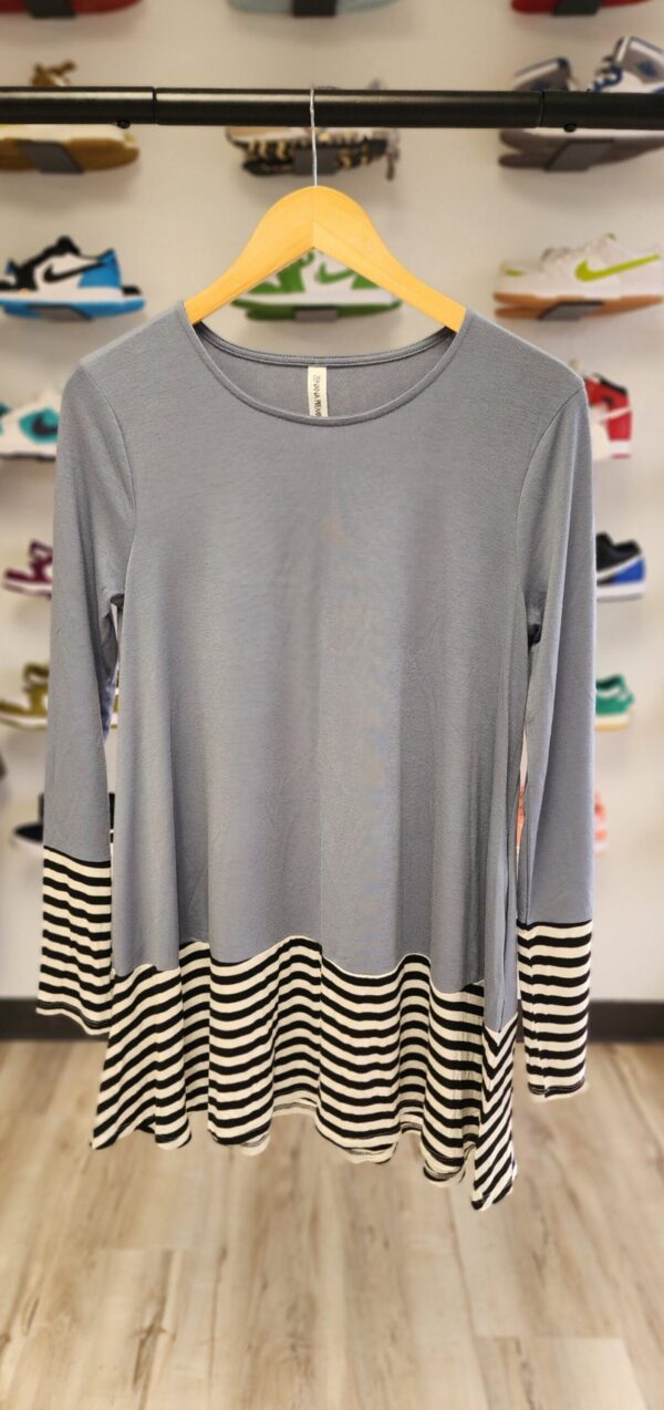 Premium Striped/Solid Top