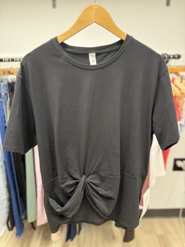 Twist-Front Oversized T-Shirt